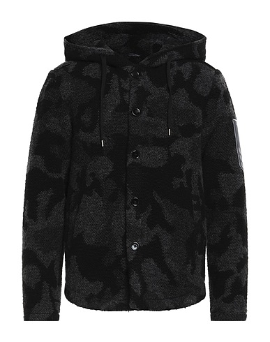GREY DANIELE ALESSANDRINI Coat Grey 70% Polyester, 20% Wool, 10% Other Fibres