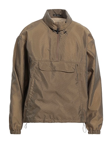 EMPORIO ARMANI Jacket Military green 66% Polyester, 34% Polyamide