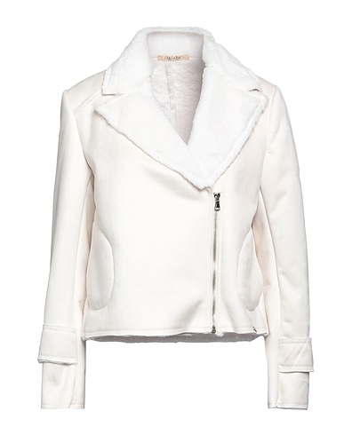 NO-NÀ Bikerjacke Elfenbein 100% Polyester