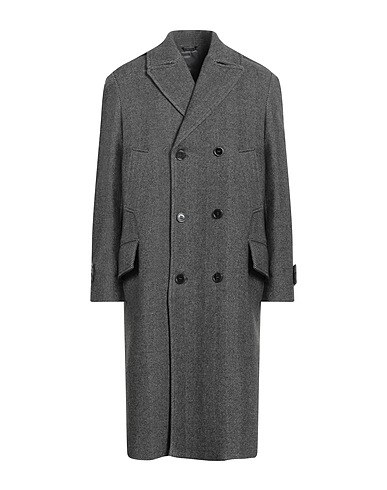 DANIELE ALESSANDRINI Coat Grey 49% Wool, 22% Acrylic, 21% Polyester, 8% Polyamide