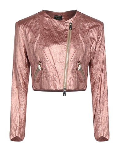 SISTE'S Jacket Rose gold 64% Viscose, 30% Polyurethane, 6% Metal