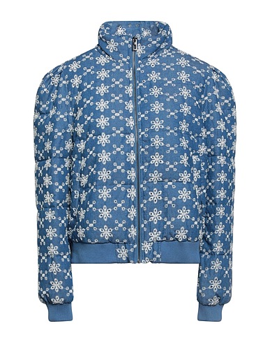 DESIGUAL Bomber Slate blue 63% Cotton, 37% Polyester