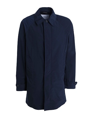 WOOLRICH Full-length jacket CITY CARCOAT 
 Navy 100% Polyester
