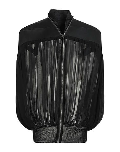 RICK OWENS Jacket Black 69% Cotton, 31% Viscose, Cupro