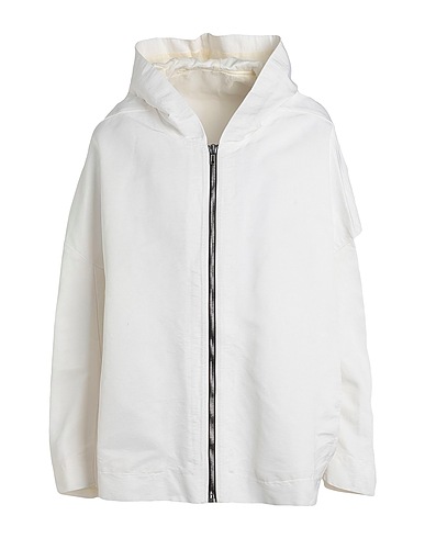 RICK OWENS Jacket Ivory 69% Cotton, 31% Viscose