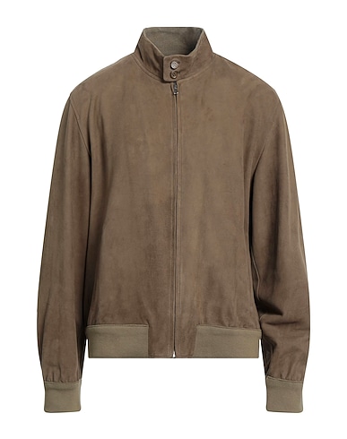 GIOCASTA Jacket Khaki Leather