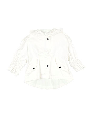 DONDUP Jacket Off white 97% Cotton, 3% Elastane