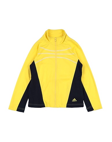 ADIDAS Sweatshirt Yellow Polyester, Cotton