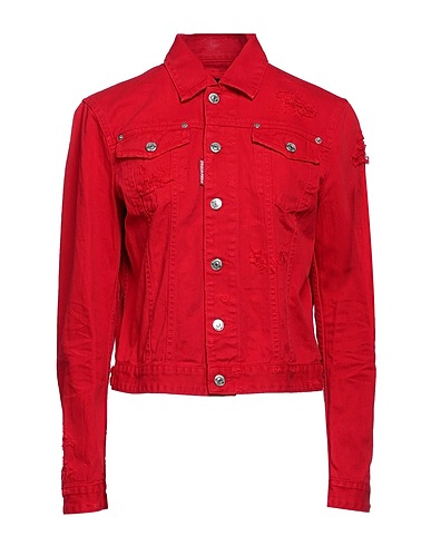 DSQUARED2 Denim jacket Red 100% Cotton
