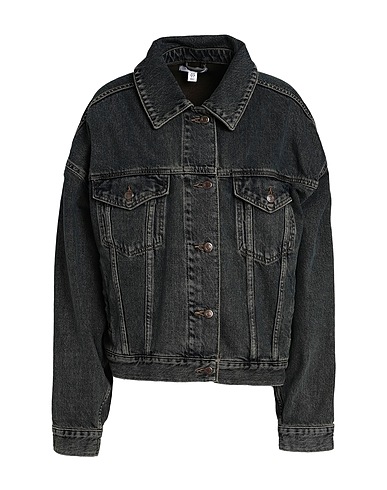 TOPSHOP Denim jacket Blue 100% Cotton