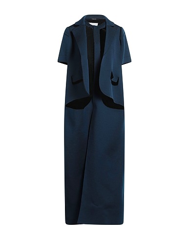 MAISON MARGIELA Full-length jacket Midnight blue 57% Viscose, 34% Polyester, 7% Polyamide, 2% Elastane