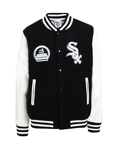 NEW ERA Blouson HERITAGE VARSITY JACKET CHIWHICO
 Noir 70% Laine, 30% Polyester