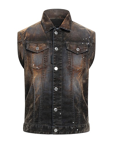 DSQUARED2 Jeansjacke Khaki 97% Baumwolle, 3% Elastan, Viskose