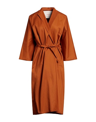 JUCCA Full-length jacket Brown 100% Cotton