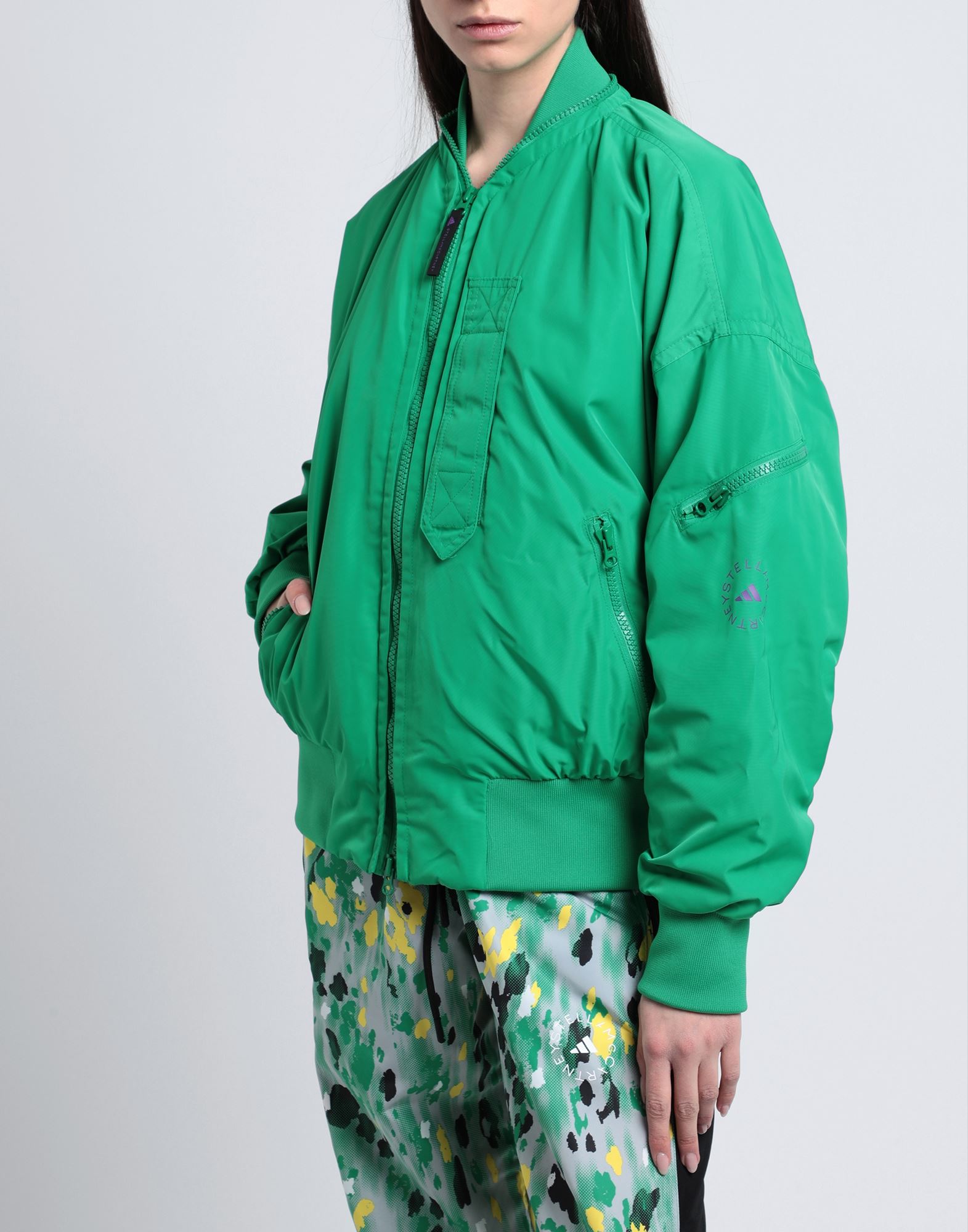 adidas by Stella McCartney Sportswear Woven Bomber | Green Women's