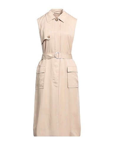 CALVIN KLEIN Lange Jacke Beige 100% Lyocell