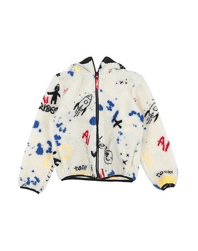 AI RIDERS Kunstpelz Elfenbein 100% Polyester