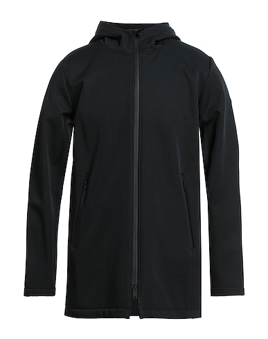 HOMEWARD CLOTHES Full-length jacket Black 95% Polyester, 5% Elastane