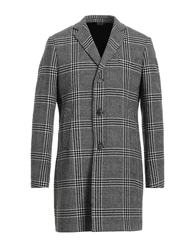 HAVANA & CO. Coat Black 51% Wool, 25% Polyester, 11% Acrylic, 10% Polyamide, 3% Other Fibres