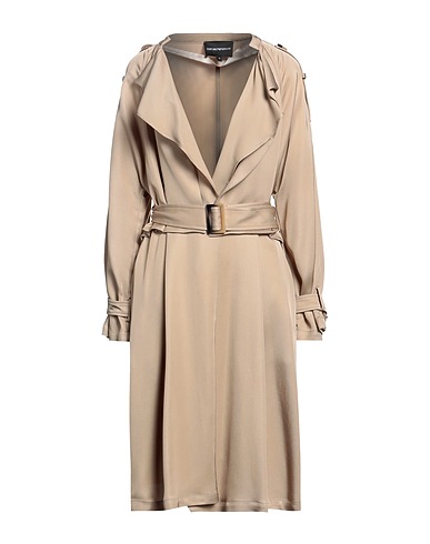 EMPORIO ARMANI Full-length jacket Sand 66% Viscose, 34% Lyocell