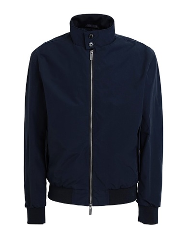 SELECTED HOMME Blouson Bleu marine 74% Nylon recyclé, 26% Coton biologique