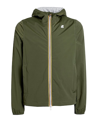 K-WAY Jacket JACK  STRETCH NYLON JERSEY    
 Green 95% Nylon, 5% Elastane
