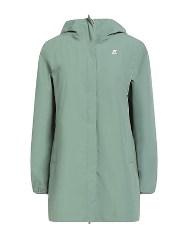 K-WAY Full-length jacket SOPHIE STRETCH DOT            
 Sage green 100% Polyester