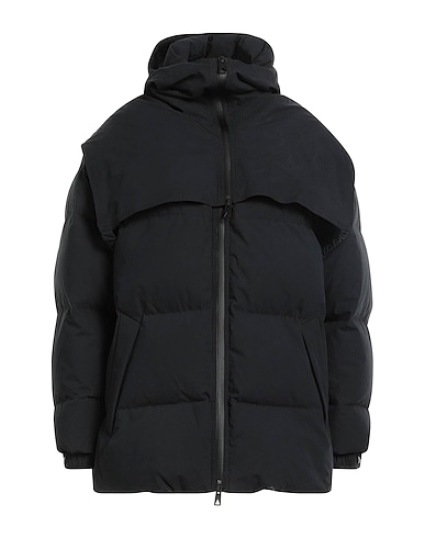 BOTTEGA VENETA Steppjacke Schwarz 100% Baumwolle, Daunenjacke mit Gänsefedern