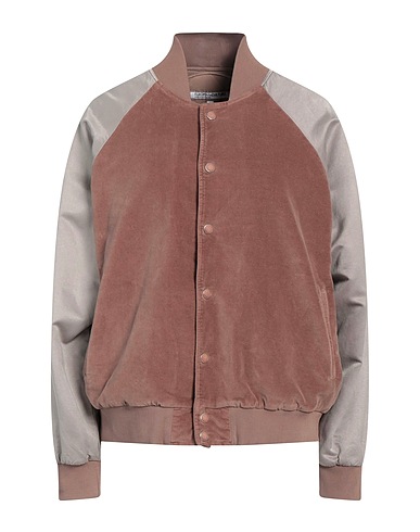 EUROPEAN CULTURE Bomber Brown 54% Cotton, 37% Viscose, 8% Silk, 1% Lycra®