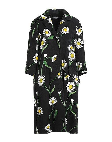 DOLCE&GABBANA Καμπαρντίνα Μαύρο 52% Βισκόζη, 48% Πολυαμίδη
