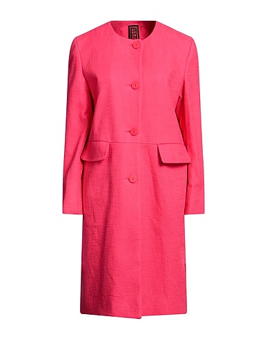 STEFANEL Coat Fuchsia 100% Cotton