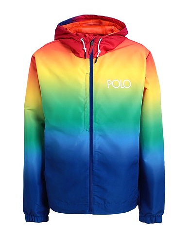 POLO RALPH LAUREN Jacket WATER-REPELLENT PACKABLE OMBRÃ© JACKET
 Yellow 100% Recycled polyester