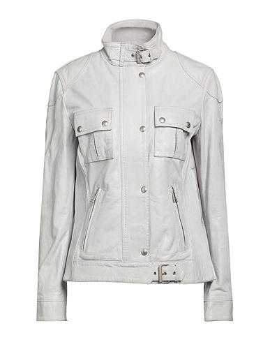 BELSTAFF Jacket Off white 100% Calfskin