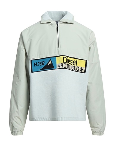 DIESEL Giubbotto Beige 91% Lana, 5% Nylon, 4% Poliestere, Cotone