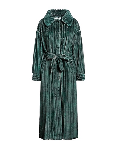 BRAND UNIQUE Cappotto Verde scuro 100% Poliestere