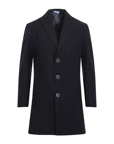 HERMAN & SONS Coat Midnight blue 70% Polyester, 15% Viscose, 15% Wool