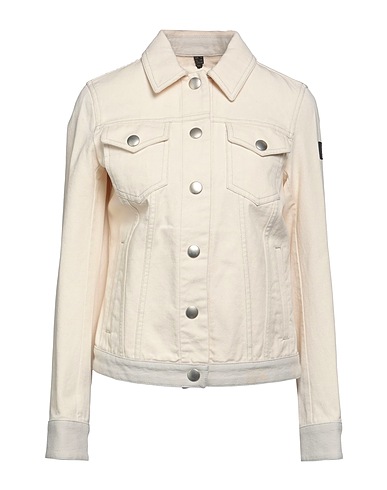 BELSTAFF Denim jacket Ivory 100% Cotton