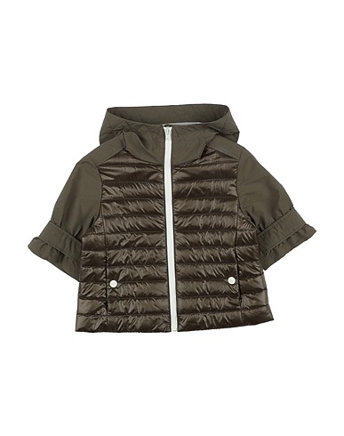 HERNO Shell jacket Military green 100% Polyamide, Polyester