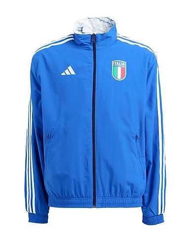 ADIDAS Cazadora ITALY 2023 ANTHEM JACKET
 Azul eléctrico 100% Poliamida reciclado, Poliéster reciclado