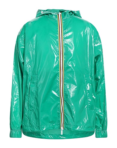 K-WAY COATS & JACKETS Emerald green 100% Polyamide