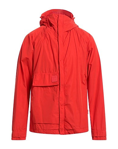 C.P. COMPANY Jacket Tomato red 100% Polyester, Polyamide