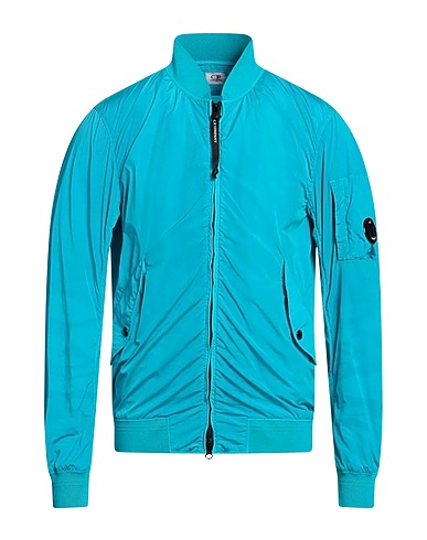 C.P. COMPANY Jacket Turquoise 92% Polyamide, 8% Elastane