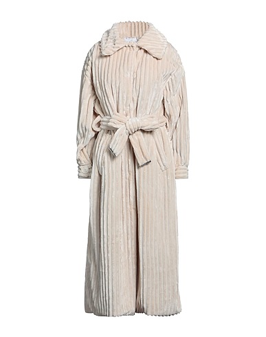 BRAND UNIQUE Teddy Coat Beige 100% Polyester
