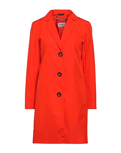 CINZIA ROCCA Full-length jacket Orange 100% Polyester