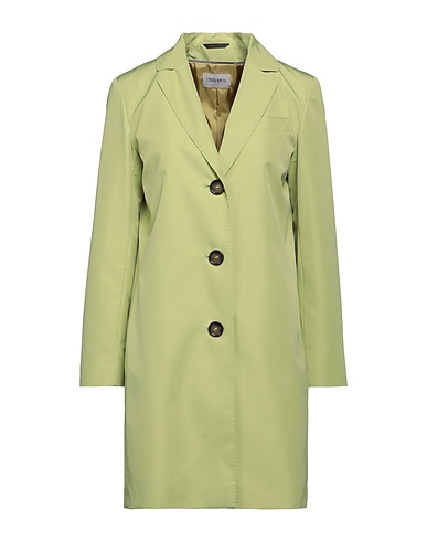 CINZIA ROCCA Full-length jacket Light green 100% Polyester