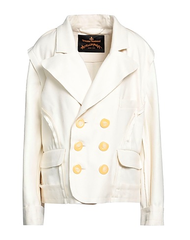 VIVIENNE WESTWOOD ANGLOMANIA Coat Ivory 80% Wool, 20% Polyamide