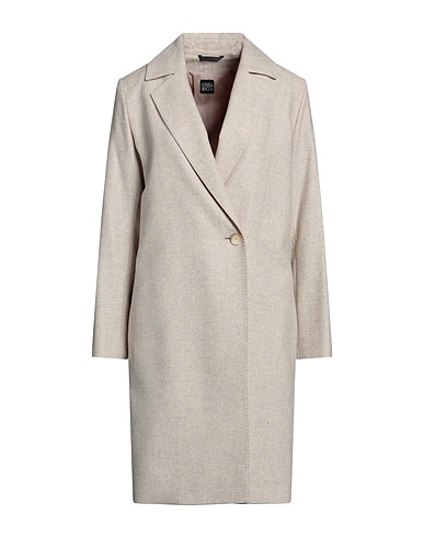 CINZIA ROCCA Cappotto Beige 70% Lana, 25% Poliammide, 5% Altre Fibre