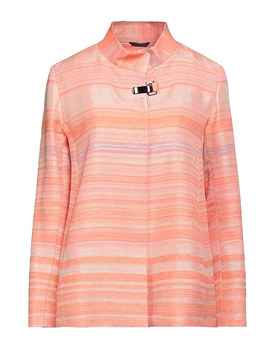 CINZIA ROCCA Giacca Salmone 68% Cotone, 31% Viscosa, 1% Metallo