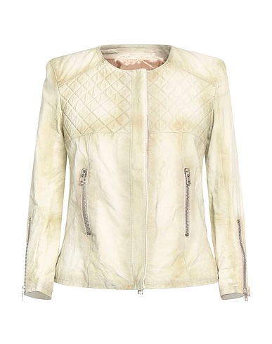 SWORD 6.6.44 Jacket Beige 100% Soft Leather