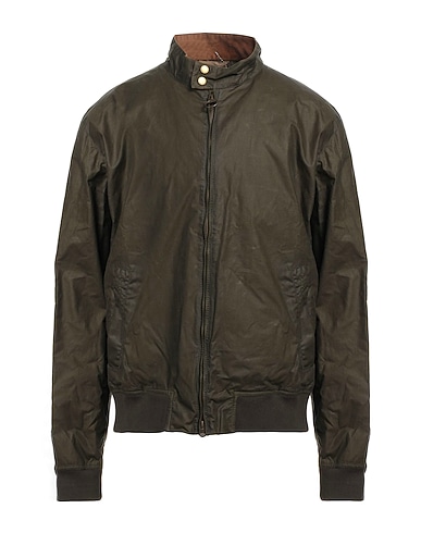 BARBOUR Bomber Military green 100% Cotton